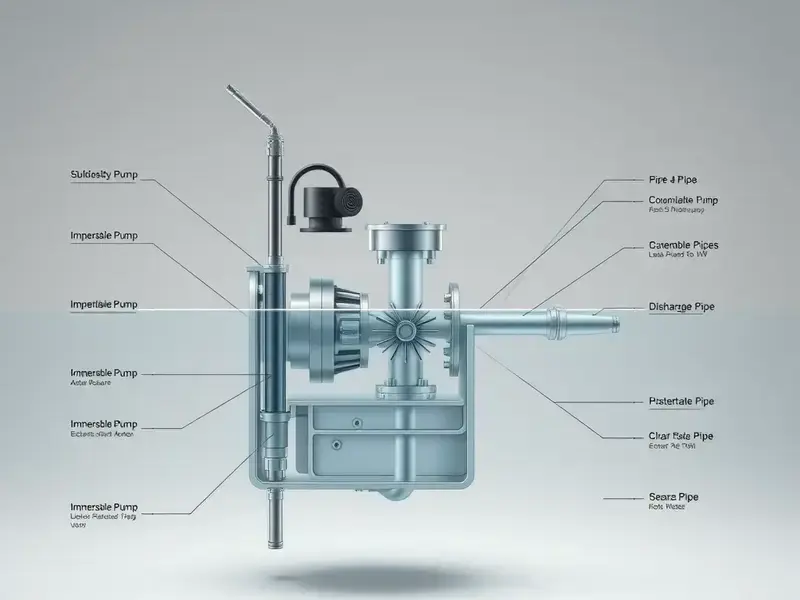 Submersible pump system diagram